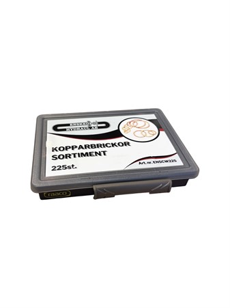 Sortimentlåda Kopparbrickor